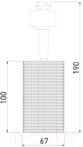 Трековый светильник Elektrostandard Spike GU10 MRL 1011 (черный)