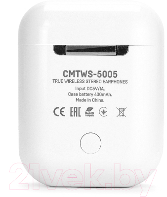 Беспроводные наушники Crown CMTWS-5005 (белый)