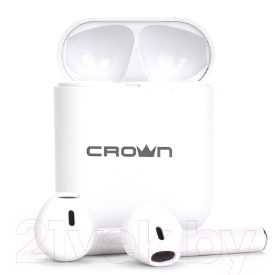 Беспроводные наушники Crown CMTWS-5005 (белый)