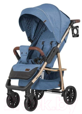 Детская прогулочная коляска Baby Tilly Eco T-166 (Azure Blue)