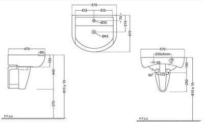 Купить Полупьедестал Jaquar ARS-WHT-39305  