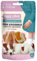 

Лакомство для собак True Love, Уши кролика с мясом кролика / 733744