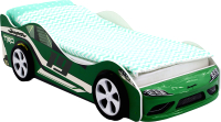 Стилизованная кровать детская Бельмарко Супра / 1249 (зеленый) - 