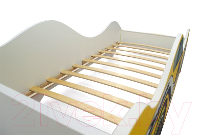 Стилизованная кровать детская Бельмарко Супра / 1250  (желтый)