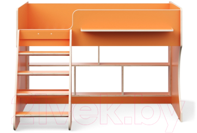 Кровать-чердак детская Можга Капризун 2 / Р436 (оранжевый)