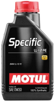 Моторное масло Motul Specific LL-12 FE 0W30 / 107301 (1л) - 