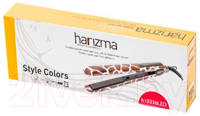 Выпрямитель для волос Harizma Style Colors H10336LED-02