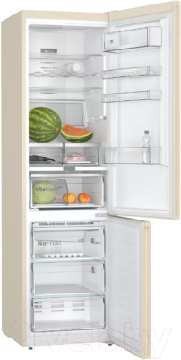 Холодильник с морозильником Bosch Serie 6 VitaFresh Plus KGN39AK32R