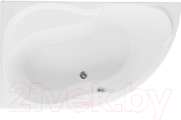 Ванна акриловая Aquanet Graciosa 150x90 L (с каркасом и экраном)