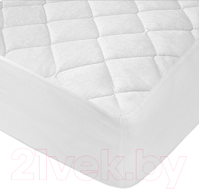 Наматрасник в кроватку Vegas Cotton S1 70x140 (белый)