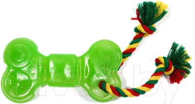 

Игрушка для собак Doglike, Кость большая с канатом / D11-3896-GR