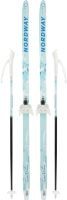 Комплект беговых лыж Nordway 17SPWM140 / A17ENDXS013-WM (р-р 140, белый/синий) - 