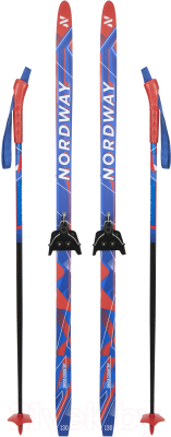 Комплект беговых лыж Nordway DXT001MX13 / A20ENDXT001-MX (р-р 130, мультицвет)