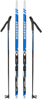 Комплект беговых лыж Nordway 15JNR06140 / 15JNR-06 (р-р 140, синий) - 