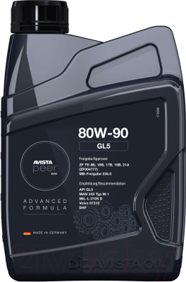 Трансмиссионное масло Avista Peer Evo GL5 80W90 / 150832 (1л)