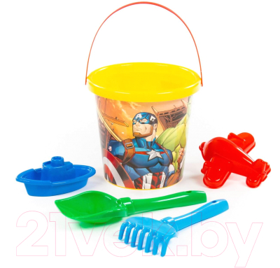 Набор игрушек для песочницы Полесье Marvel Мстители №4 / 81568
