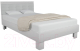 Полуторная кровать Аквилон Азалия №1200М  (бодега белый/белый пунто) - 