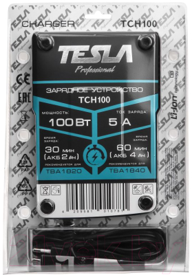 Зарядное устройство для электроинструмента Tesla TCH100 (597899)