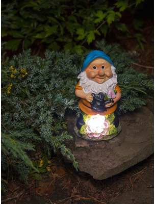 Садовая фигура-светильник Чудесный Сад 501 Гном с лейкой