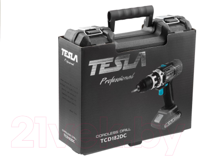 Аккумуляторная дрель-шуруповерт Tesla TCD182DC (621377)