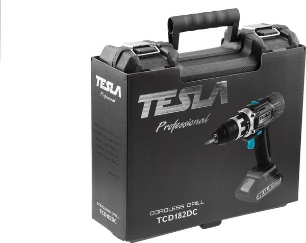 Аккумуляторная дрель-шуруповерт Tesla TCD182DC (621377)