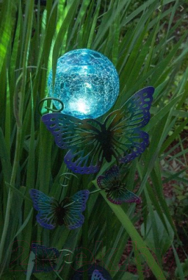 Садовая фигура-светильник Чудесный Сад 689-B Бабочки