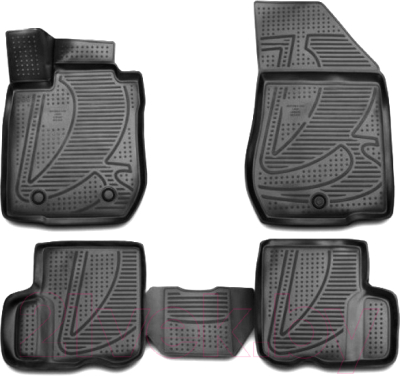 Комплект ковриков для авто ELEMENT F620250E1 для Lada Largus (4шт)
