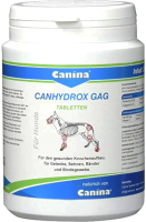 

Кормовая добавка для животных Canina, Canhydrox GAG 60 Tabletten / 123490