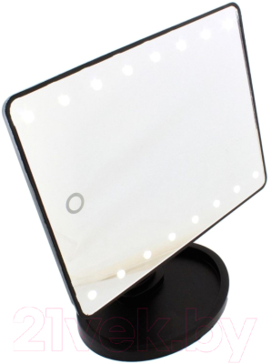Зеркало косметическое Sipl AG628D с подсветкой (черный)