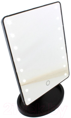 Зеркало косметическое Sipl AG628D с подсветкой (черный)
