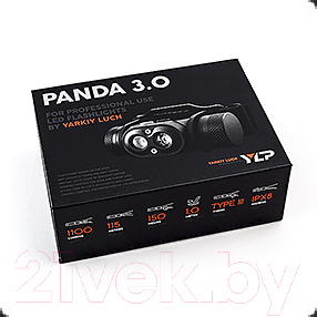 Фонарь Яркий Луч YLP Panda 3 Cree XP-L HI+XP-G3 max.1100лм