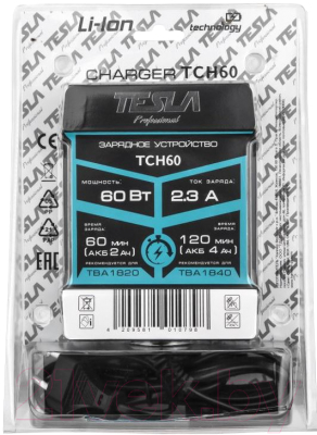 Зарядное устройство для электроинструмента Tesla TCH60 (597900)