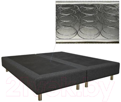 Двуспальная кровать Proson Avila Boxspring Elite Savana Grey 160x200 (серый)