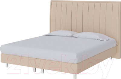 

Двуспальная кровать Proson, Avila Boxspring Lift Savana Camel 160x200