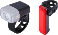 Набор фонарей для велосипеда BBB Lightset NanoStrike 400 / BLS-134 (черный) - 