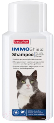 Шампунь для животных Beaphar Immo Shield Shampoo Cat / 14178 (200мл)