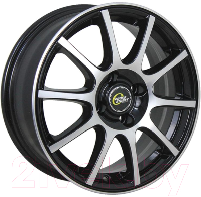 

Литой диск Cross Street, CR-16 15x6" 4x114.3мм DIA 56.6мм ET 44мм BKF