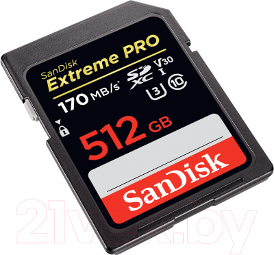 Карта памяти SanDisk Extreme Pro SDXC 512GB (SDSDXXY-512G-GN4IN)