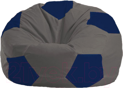 Бескаркасное кресло Flagman Мяч Стандарт М1.1-369 (темно-серый/синий)