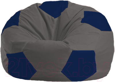 Бескаркасное кресло Flagman Мяч Стандарт М1.1-3690 (темно-серый/темно-синий)