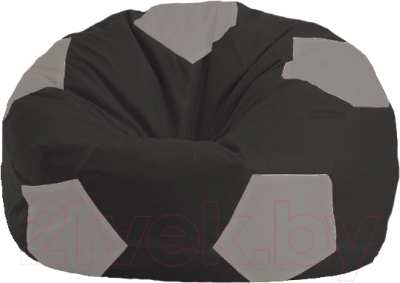 Бескаркасное кресло Flagman Мяч Стандарт М1.1-473 (черный/серый)