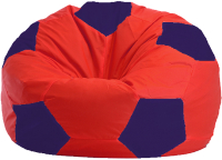 Бескаркасное кресло Flagman Мяч Стандарт М1.1-1820 (красный/темно-синий) - 