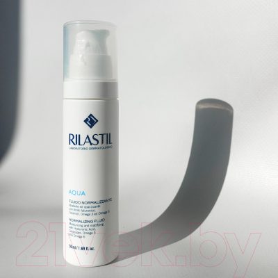 Флюид для лица Rilastil Aqua нормализующий с увлажняющим и матирующим действием (50мл)