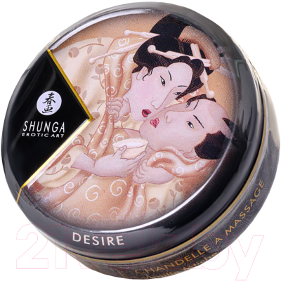 Свеча массажная эротическая Shunga Desire ваниль (30мл)