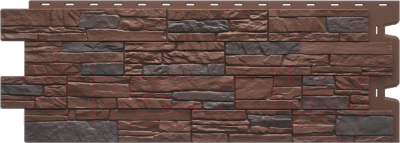 Фасадная панель Docke Stein Темный орех (426x1196)