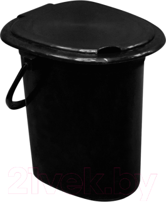 Ведро-туалет ZETA ПЛ-012367 (черный)