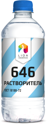 Растворитель Lida Для лакокрасочных материалов 646 (410г)