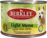 

Влажный корм для собак Berkley, Легкое меню с оливковым маслом