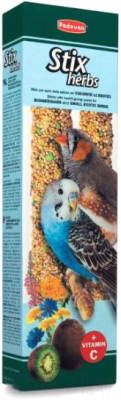 Лакомство для птиц Padovan Палочки антистресс для попугаев и других птиц / PP00141 (80г)