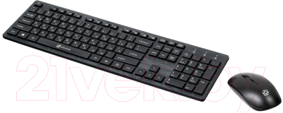 Изображение товара Комплект клавиатура и мышь Оклик 240M (черный)